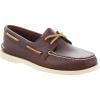 Sperry Authentic Original Float Cozy for Women – Anti-Slip Breathable Water Shoes made from Fully EVA Materials, Rubber Outsoles, and Textured Footbeds and Faux Fur Lining(Classic Brown)
