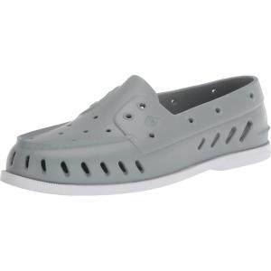 Sperry Authentic Original Float Cozy for Women – Anti-Slip Breathable Water Shoes made from Fully EVA Materials, Rubber Outsoles, and Textured Footbeds and Faux Fur Lining(Quarry)