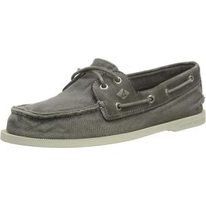 Sperry Authentic Original Float Cozy for Women – Anti-Slip Breathable Water Shoes made from Fully EVA Materials, Rubber Outsoles, and Textured Footbeds and Faux Fur Lining(Grey Twill)