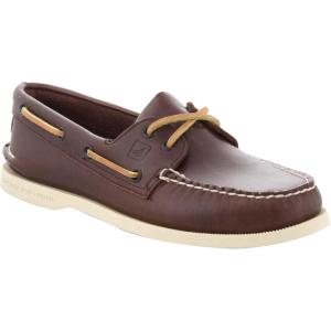 Sperry Authentic Original Float Cozy for Women – Anti-Slip Breathable Water Shoes made from Fully EVA Materials, Rubber Outsoles, and Textured Footbeds and Faux Fur Lining(Classic Brown)