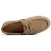Sperry Men’s Como Moc Leather Boat Shoe, Taupe, 7
