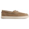 Sperry Men’s Como Moc Leather Boat Shoe, Taupe, 7
