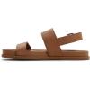 Sperry womens Capri Leather Two Strap Slingback Sandal(Brown)