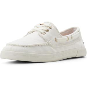 Sperry Womens Venice Canvas Boat Shoe(White)