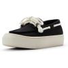 Sperry Women’s Cove Canvas Platform Boat Shoe(Black)