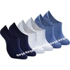 Sperry Men’s 6-Pack Arch Hugger No Show Socks, Non-Slip Loafer Socks for Boat Shoes, Low Cut Invisible Liners with Heel Grip(Navy Multi)