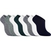 Sperry Men’s 8-Pack No Show Socks – Low Cut Ankle Socks for Everyday Wear | Moisture-wicking, Breathable, Non-slip(Green Multi)