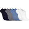 Sperry Men’s 8-Pack No Show Socks – Low Cut Ankle Socks for Everyday Wear | Moisture-wicking, Breathable, Non-slip(Navy Marled Multi)