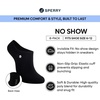 Sperry Men’s 8-Pack No Show Socks – Low Cut Ankle Socks for Everyday Wear | Moisture-wicking, Breathable, Non-slip(White)