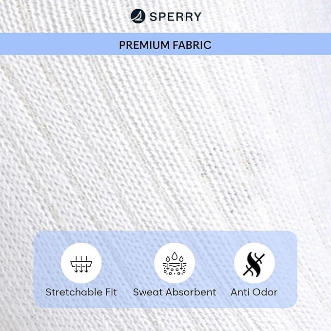 image:imageSperry Womens 6Pack No Show Socks Invisible Low Cut Liner MoistureWicking NonSlip Lightweight Ideal for SneakersBeachwood Striped