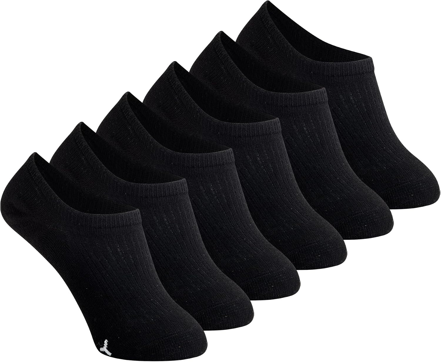 image:imageSperry Womens 6Pack No Show Socks Invisible Low Cut Liner MoistureWicking NonSlip Lightweight Ideal for SneakersBlack