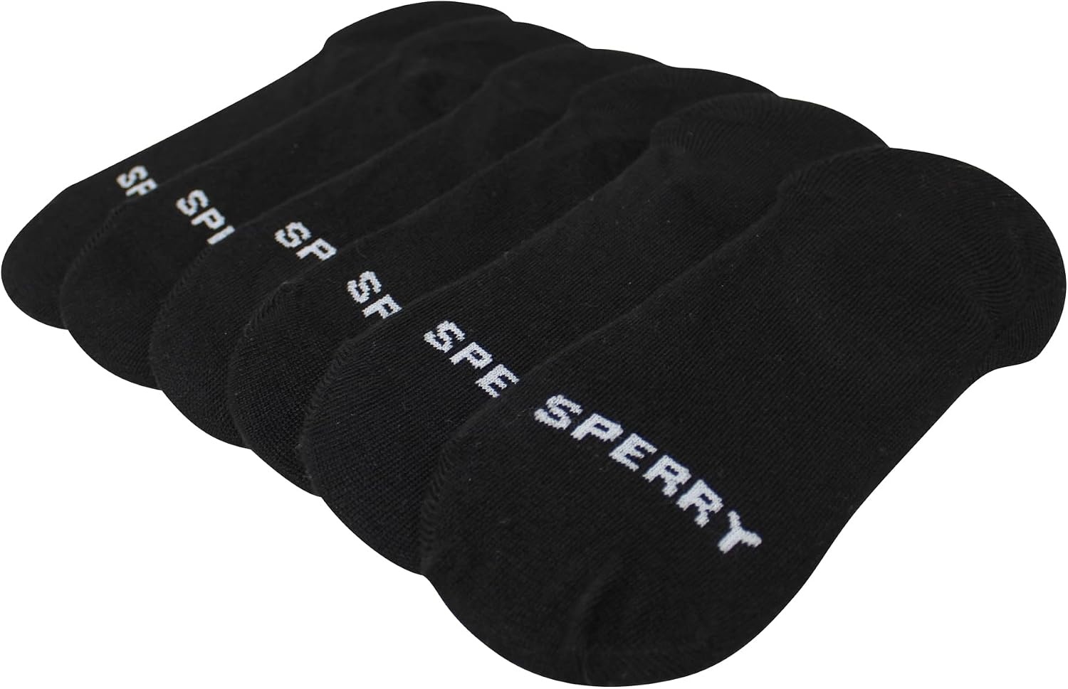image:imageSperry Womens 6Pack No Show Socks Invisible Low Cut Liner MoistureWicking NonSlip Lightweight Ideal for SneakersBlack