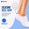 Sperry Women’s 6-Pack No Show Socks | Invisible Low Cut Liner, Moisture-Wicking, Non-Slip, Lightweight, Ideal for Sneakers(Grey/White)
