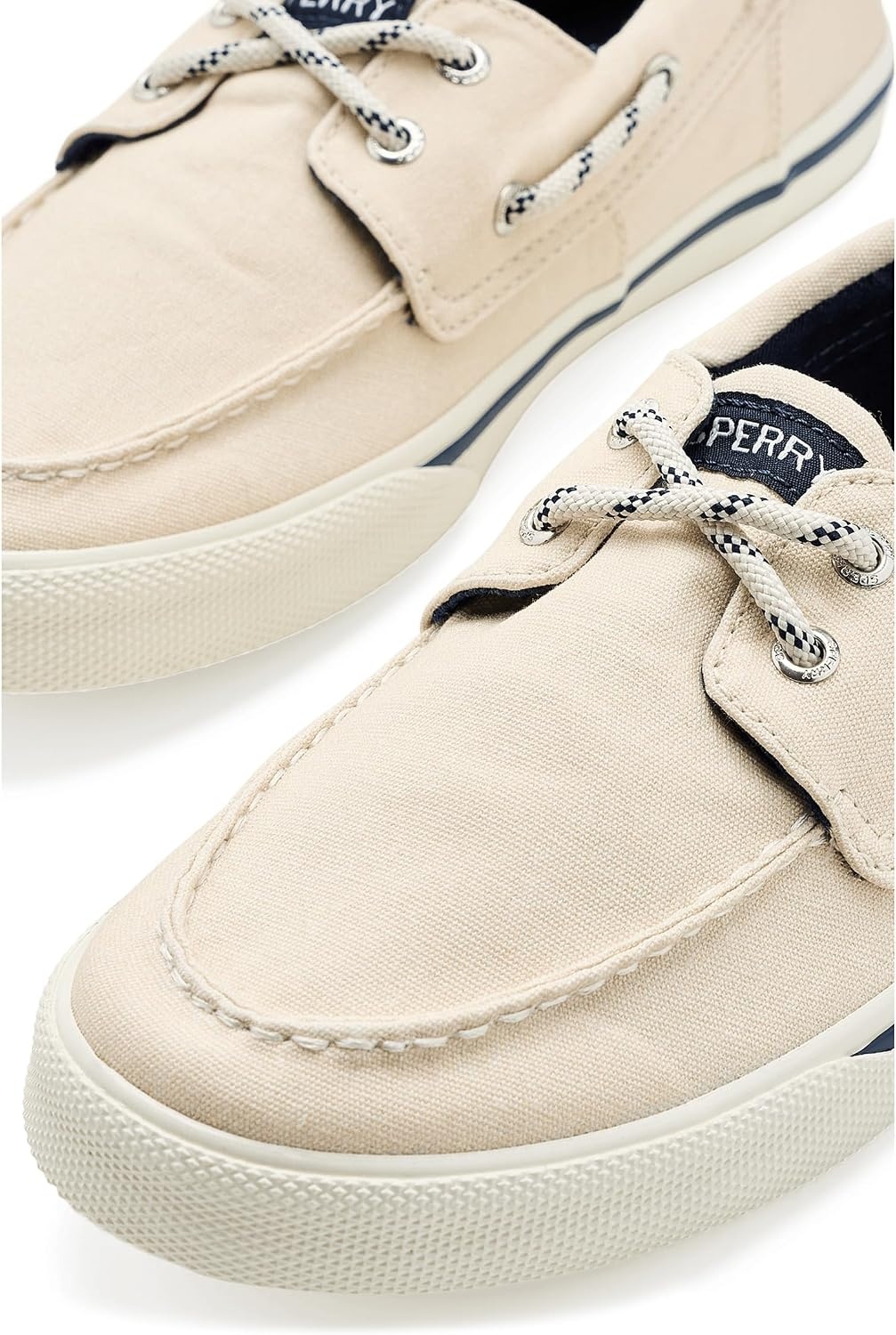 image:imageSperry Boys Bahama Sneaker Little KidBig KidBone Washed Canvas