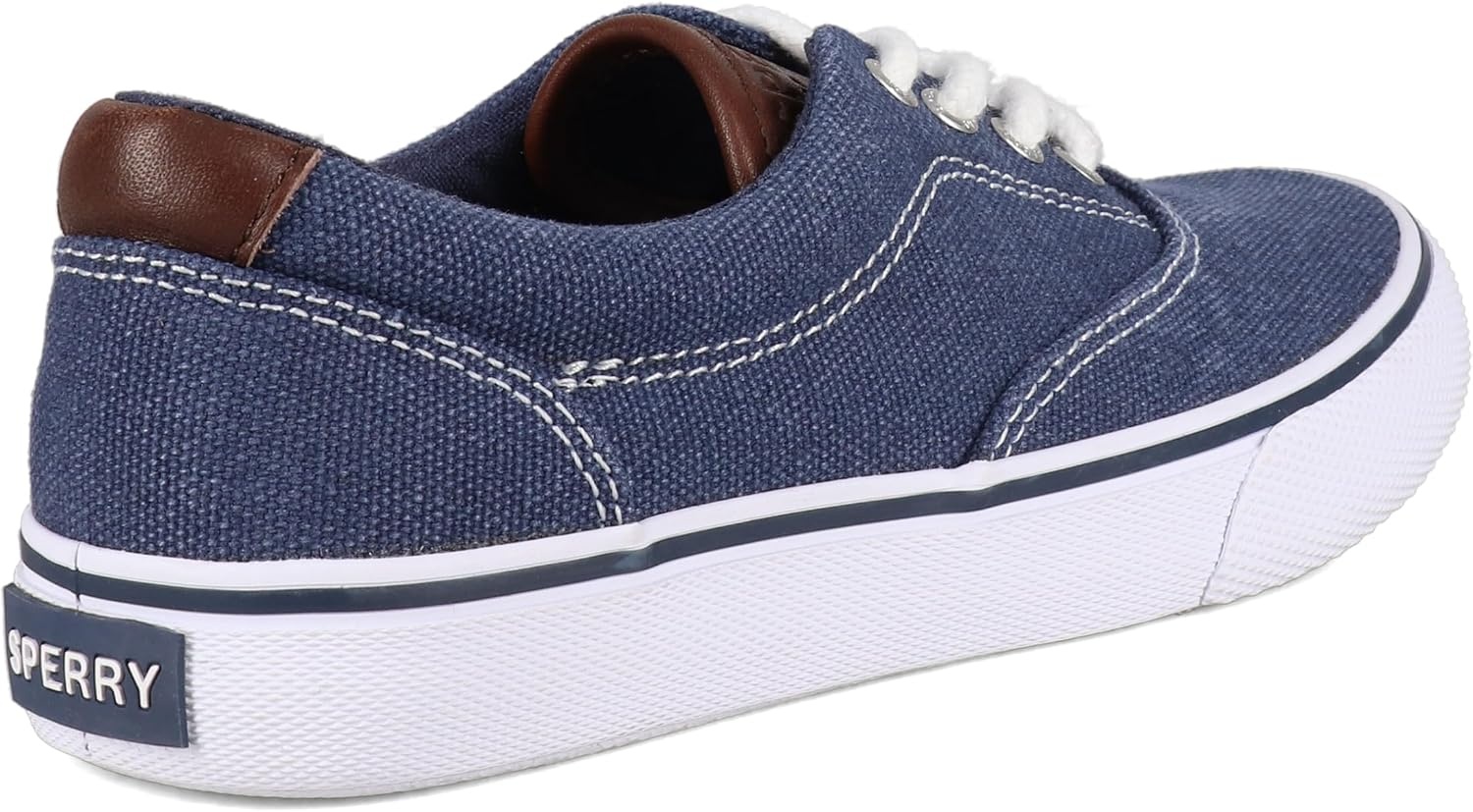 image:imageSperry Boys CVO Striper Ii Little Big Kid SneakerMidnight Blue Canvas