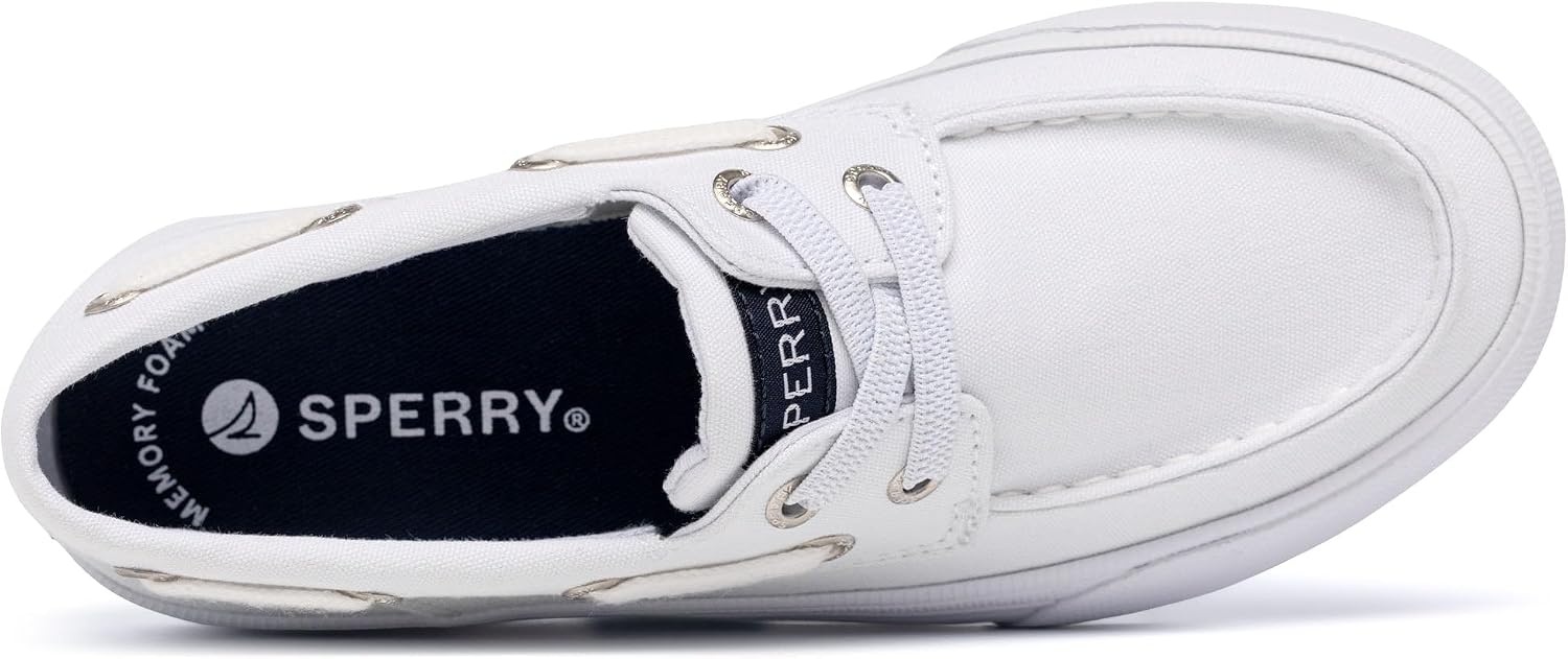 image:imageSperry Girls Bahama Platform Little KidBig KidWhite 1