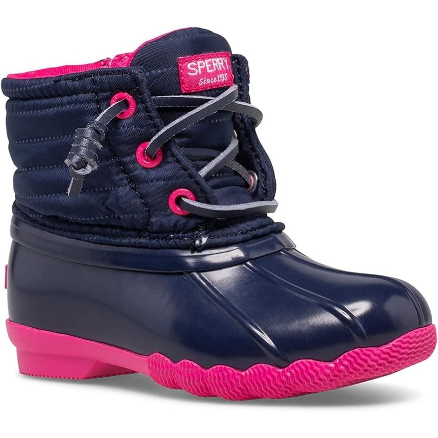 image:imageSperry Boys Saltwater Duck BootsNavyPink