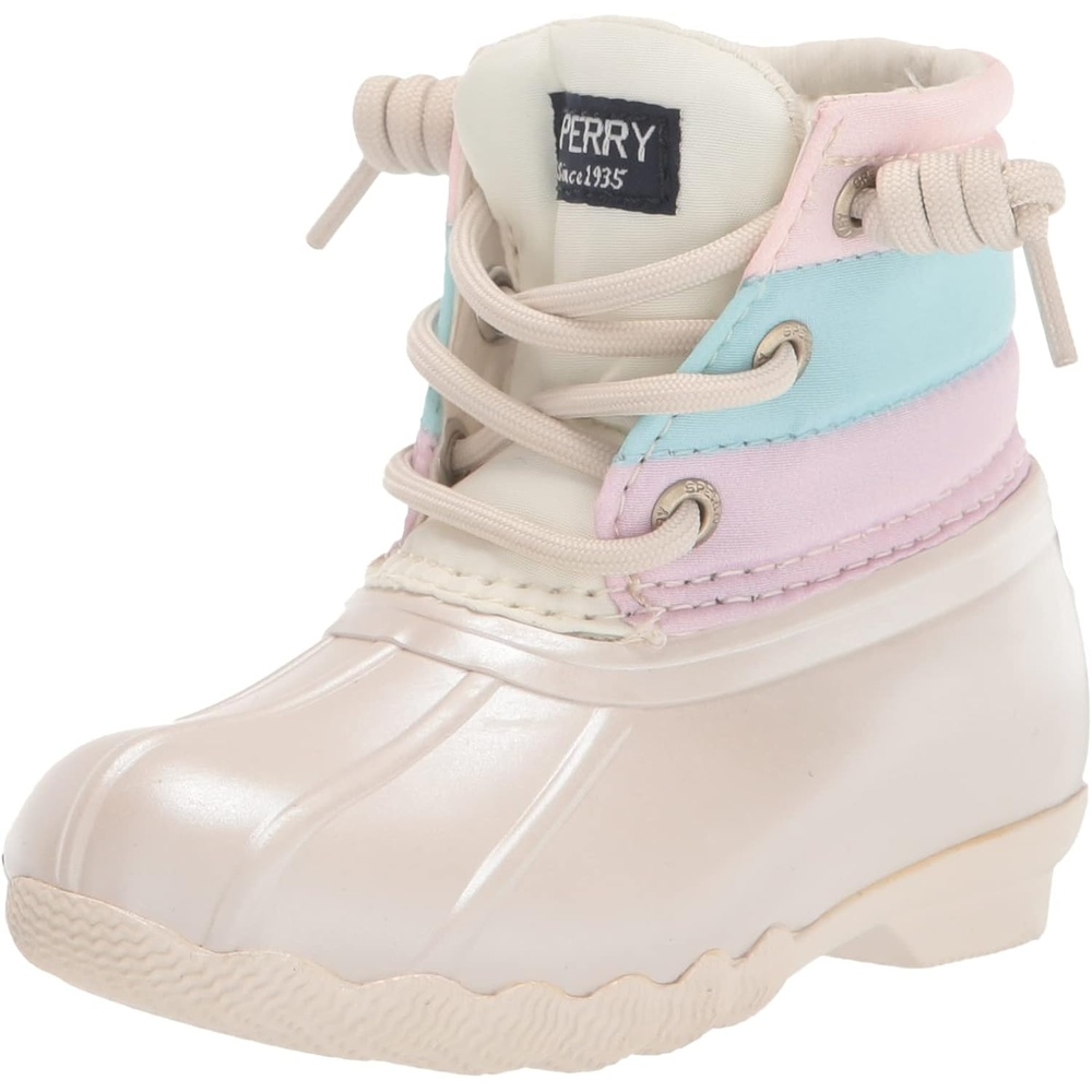image:imageSperry Boys Saltwater Duck BootsPastel Multi