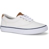 Sperry Boy’s CVO Striper Ii (Little Big Kid) Sneaker(White Canvas)