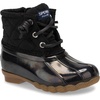 Sperry Boys’ Saltwater Duck Boots(Black)