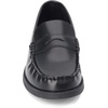 Sperry Colton Penny Loafer (Toddler/Little Kid/Big Kid)(Black Leather)