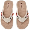 Sperry girls Parrotfish Flip Flop Sandals (Little Kid/Big Kid)(Sandstone Nubuck Pu)