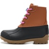 Sperry girls Port Boot (Little Kid/Big Kid)(Black)