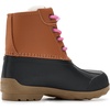 Sperry girls Port Boot (Little Kid/Big Kid)(Black)