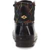 Sperry unisex-child Port Boot(Black Rainbow)
