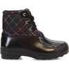 Sperry unisex-child Port Boot(Black Rainbow)