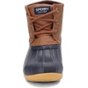 Sperry unisex-child Port Boot(Tan/Navy)