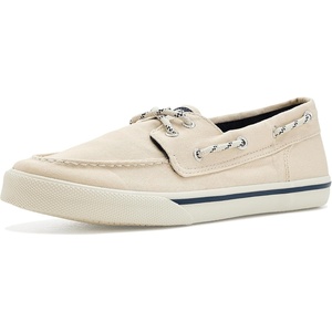 Sperry Boys Bahama Sneaker (Little Kid/Big Kid)(Bone Washed Canvas)