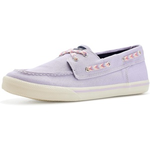 Sperry Boys Bahama Sneaker (Little Kid/Big Kid)(Lavender Mist Washed Canvas)