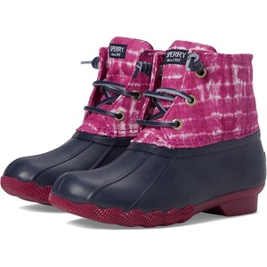 Sperry Boys’ Saltwater Duck Boots(Navy/Berry)