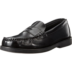 Sperry Colton Penny Loafer (Toddler/Little Kid/Big Kid)(Black Leather)