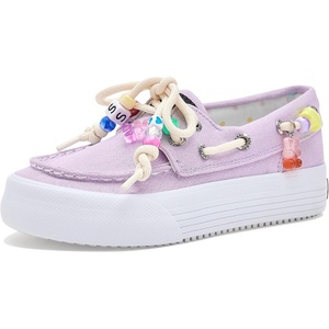 Sperry Girls Bahama Platform (Little Kid/Big Kid)(Blue Aura With Beads)