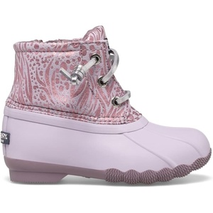Sperry Saltwater Rain Boot (Little Kid/Big Kid)(Elderberry)