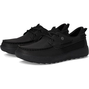Sperry Unisex-Child Fairwater Plushwave(Black 1)