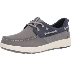 Sperry Unisex-Child Fairwater Plushwave(Grey/Navy)