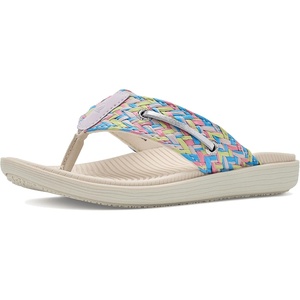 Sperry girls Parrotfish Flip Flop Sandals (Little Kid/Big Kid)(Multi Color Woven Fabric)