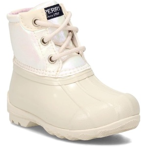 Sperry unisex-child Port Boot(Ivory)
