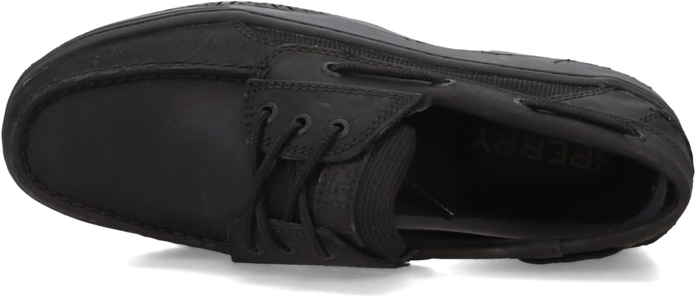 image:imageSperry Mens Billfish 3Eye Leather Boat ShoeBlack Leather