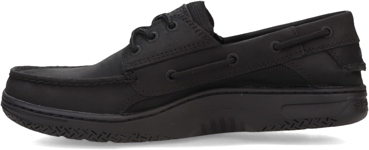 image:imageSperry Mens Billfish 3Eye Leather Boat ShoeBlack Leather
