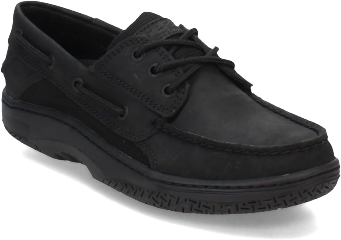 image:imageSperry Mens Billfish 3Eye Leather Boat ShoeBlack Leather