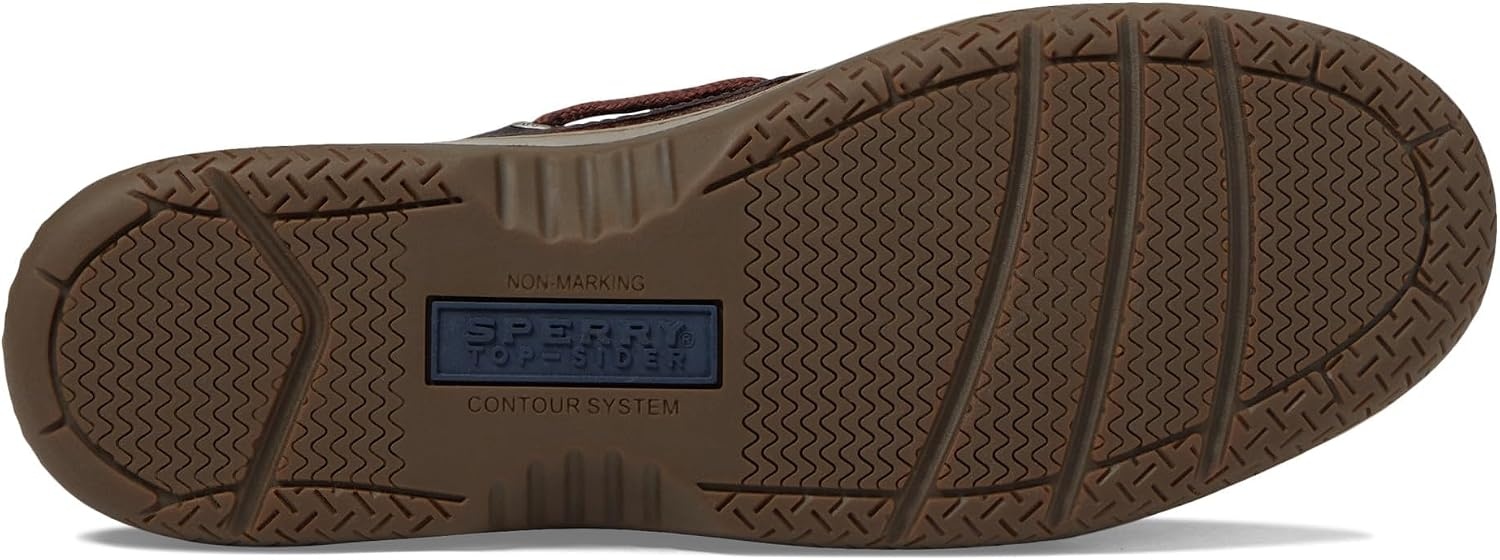 image:imageSperry Mens Billfish 3Eye Leather Boat ShoeBrown Combo