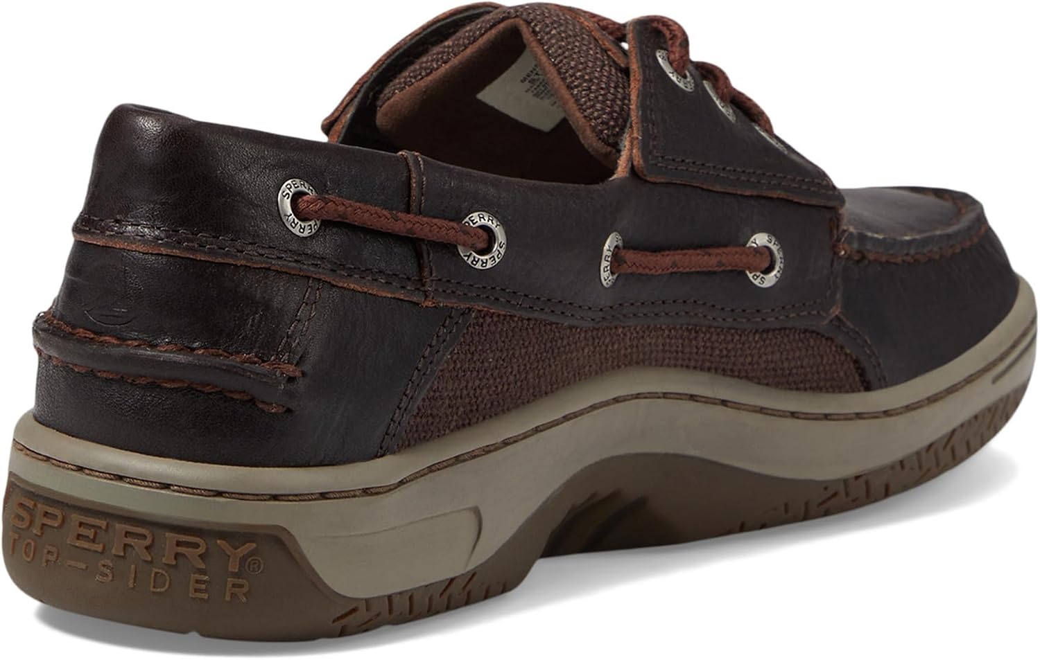 image:imageSperry Mens Billfish 3Eye Leather Boat ShoeBrown Combo