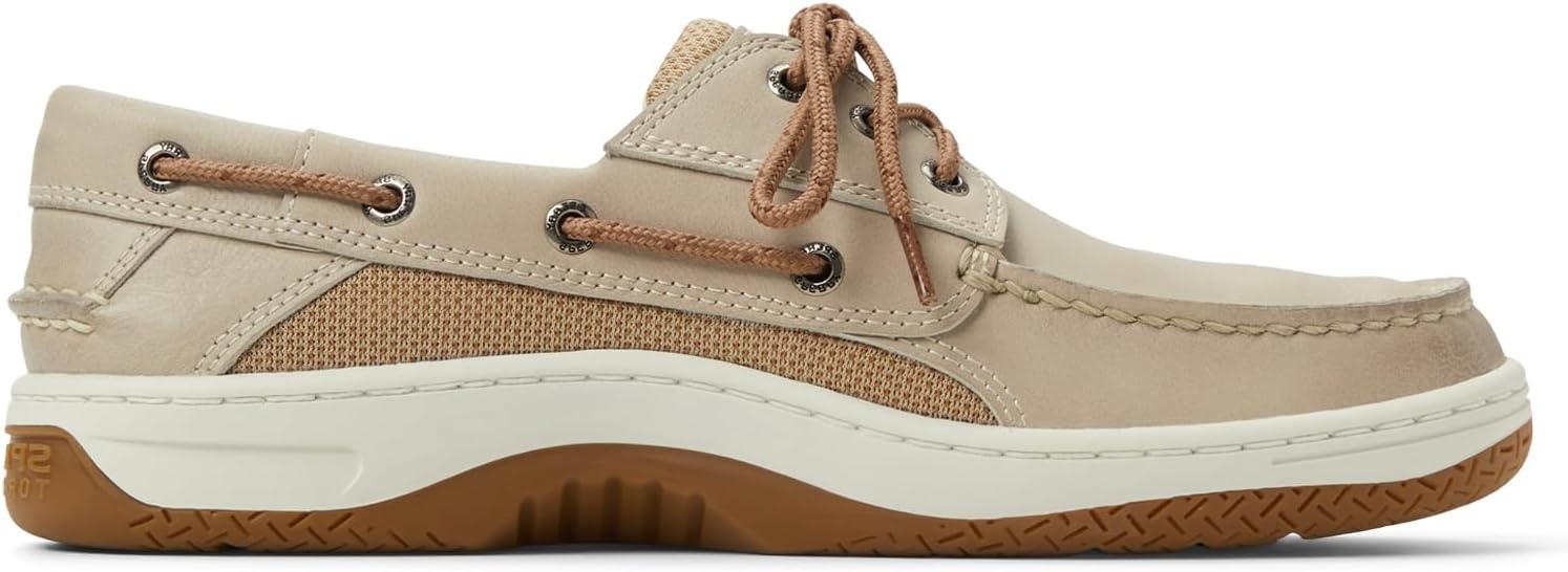 image:imageSperry Mens Billfish 3Eye Leather Boat ShoeCream