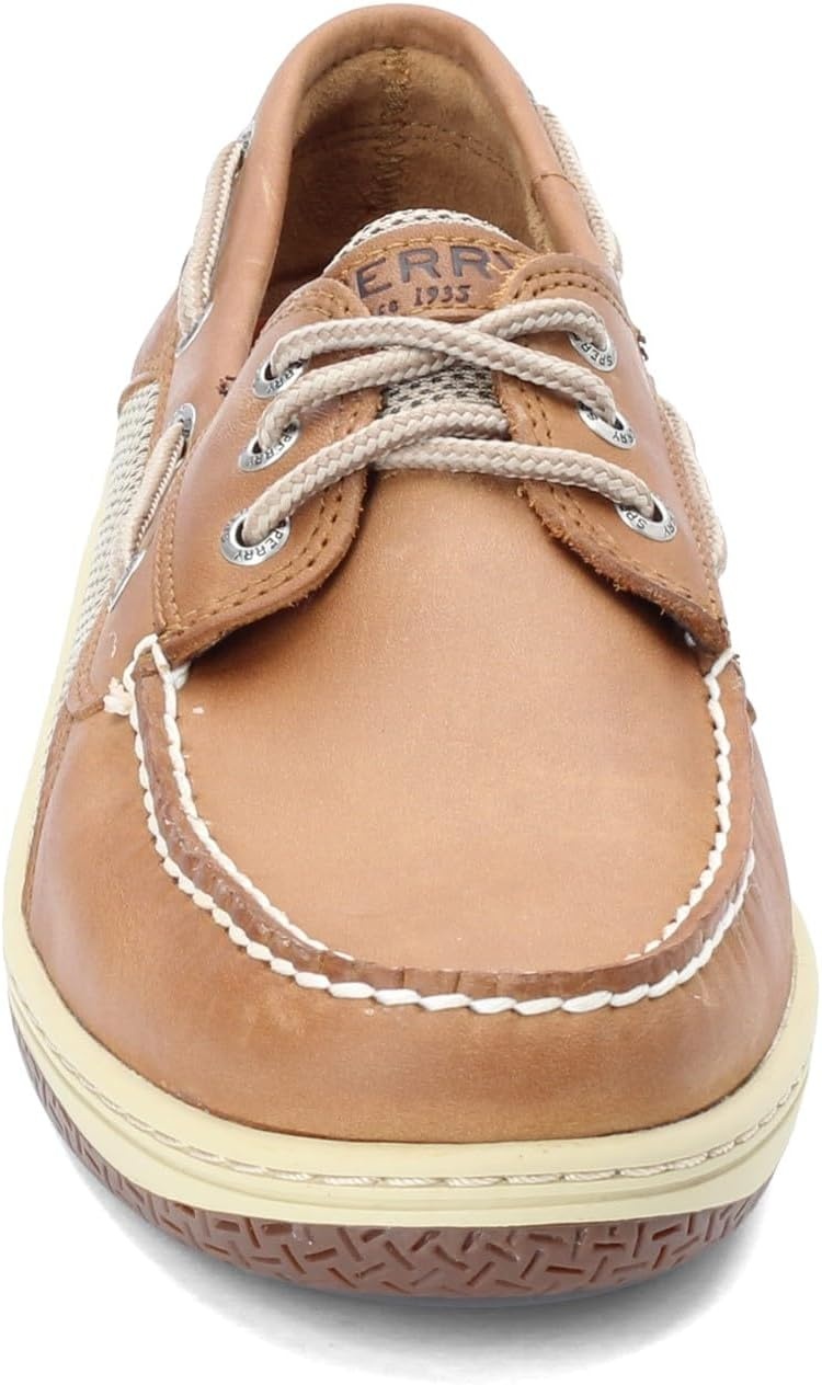 image:imageSperry Mens Billfish 3Eye Leather Boat ShoeDark Tan