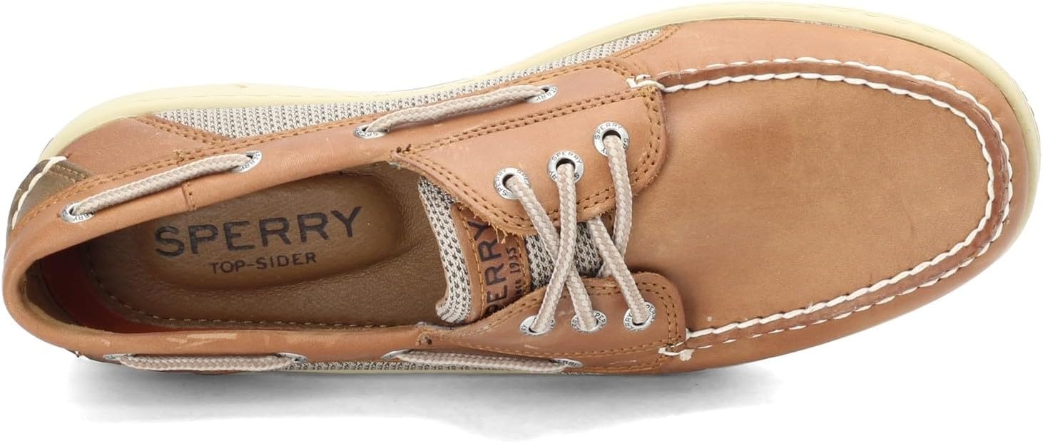 image:imageSperry Mens Billfish 3Eye Leather Boat ShoeDark Tan