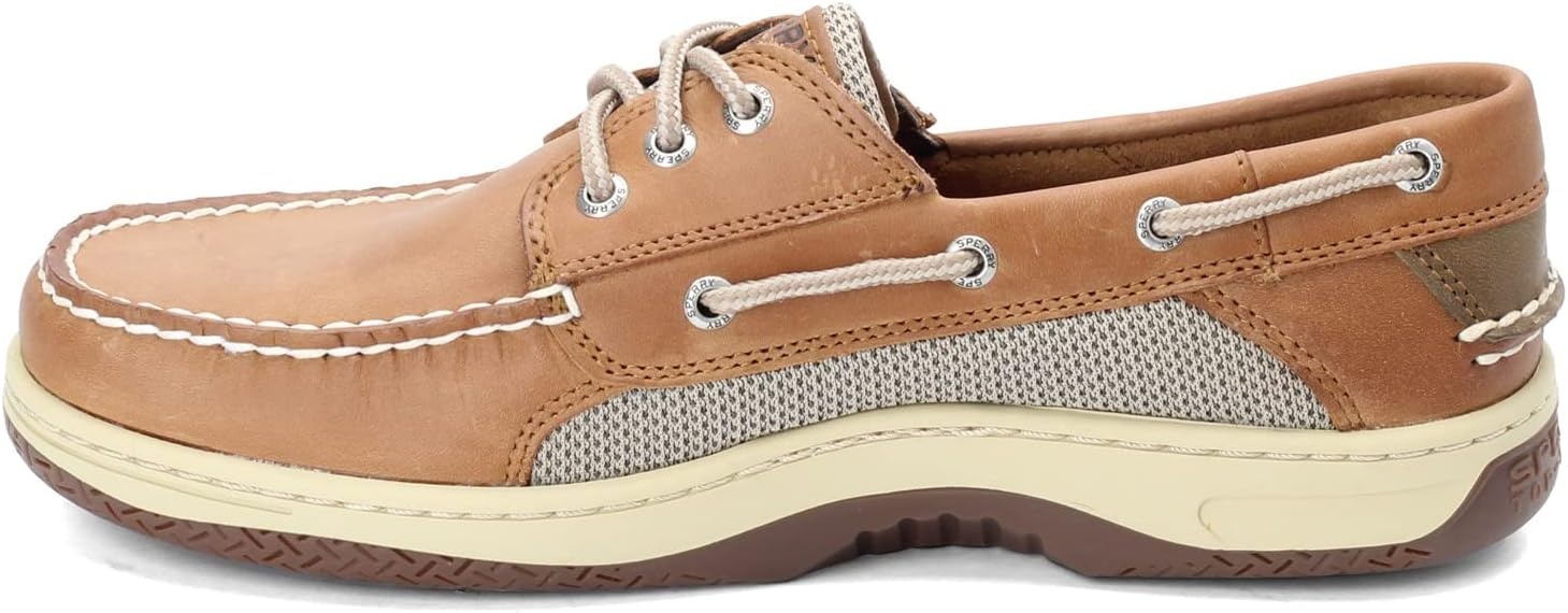 image:imageSperry Mens Billfish 3Eye Leather Boat ShoeDark Tan